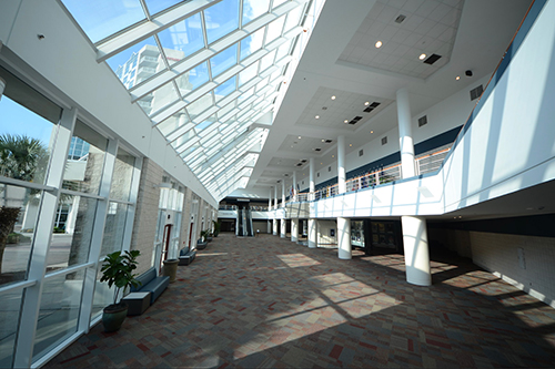 Exterior shot of the Myrtle Beach Convention Center